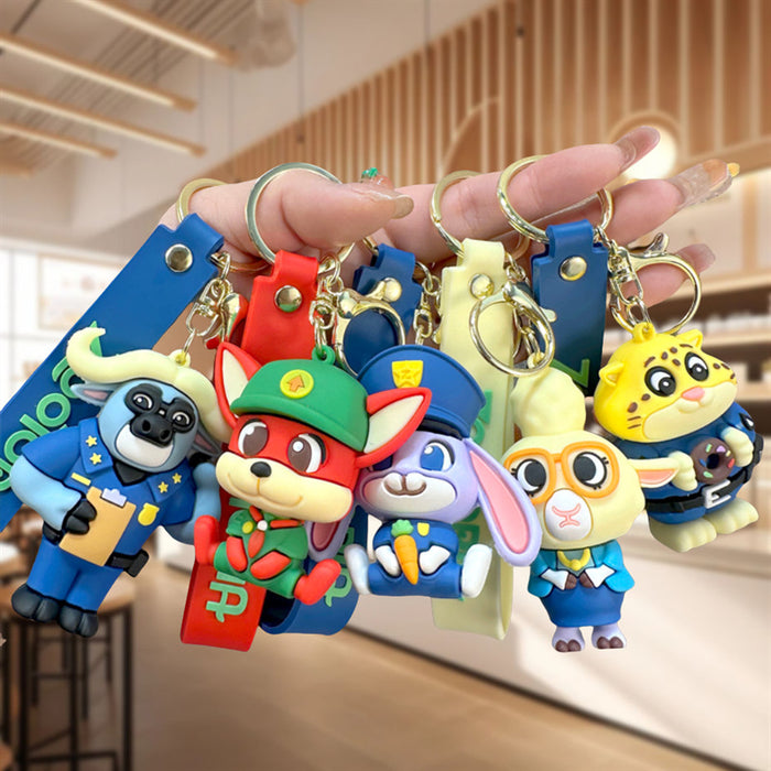 Wholesale PVC Cartoon Doll Keychain JDC-KC-BaoDou012