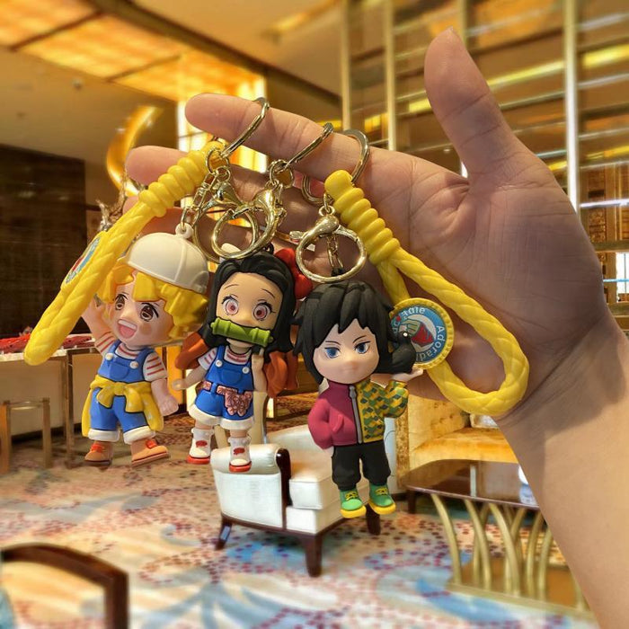 Wholesale Cartoon Doll PVC Keychain JDC-KC-MingT019