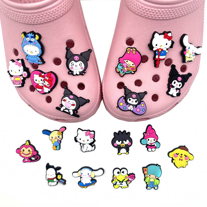 Wholesale 10PCS Cartoon PVC Hole Shoes Shoe Buckle JDC-SC-WanX003