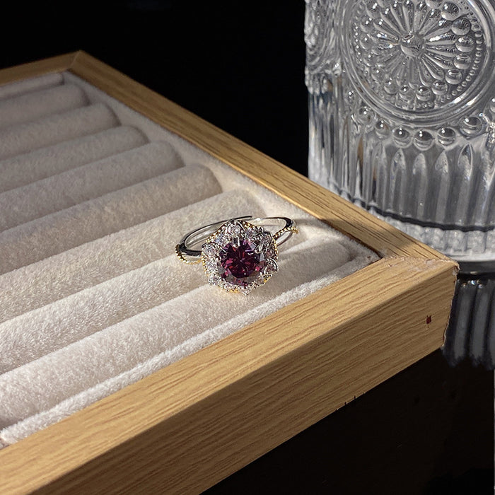 Wholesale Light luxury high-end ring elegant niche personality minimalist versatile ring accessory