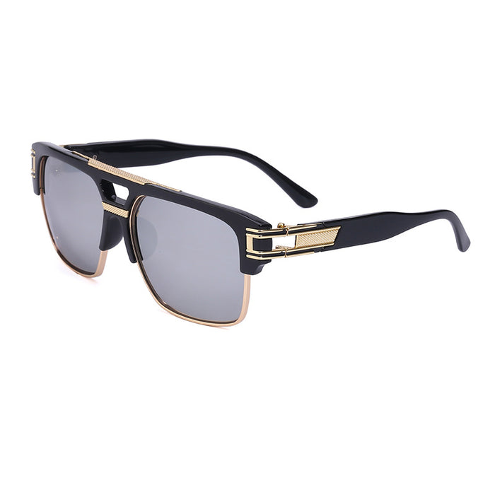 Wholesale sunglasses driving big frame men's sunglasses retro trend