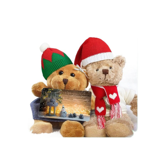 Wholesale Doll clothes Christmas mini snowman hat and f