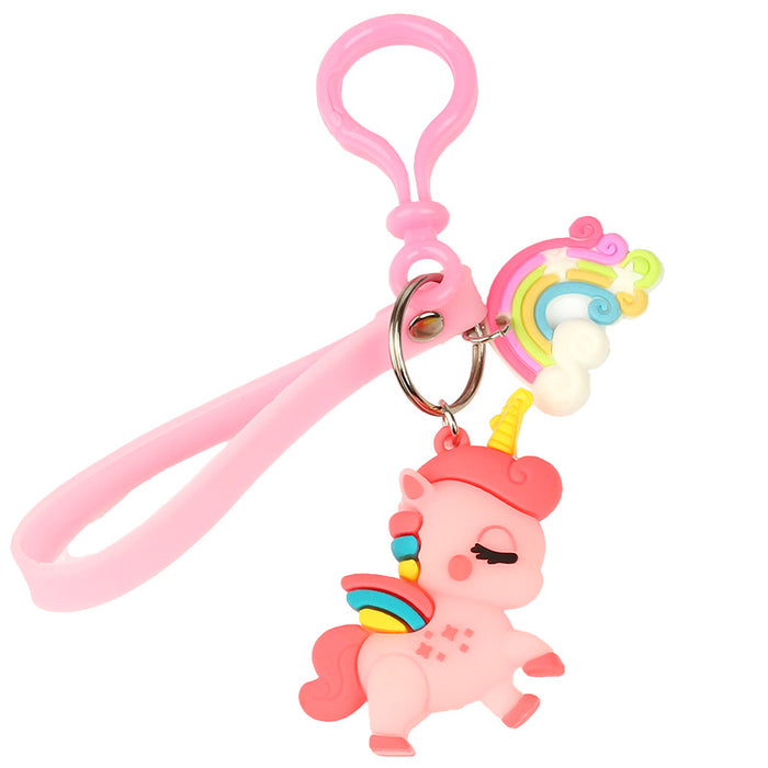 Wholesale Pony Doll Bag Pendant PVC Soft Glue Cartoon Keychain JDC-KC-Aohong015