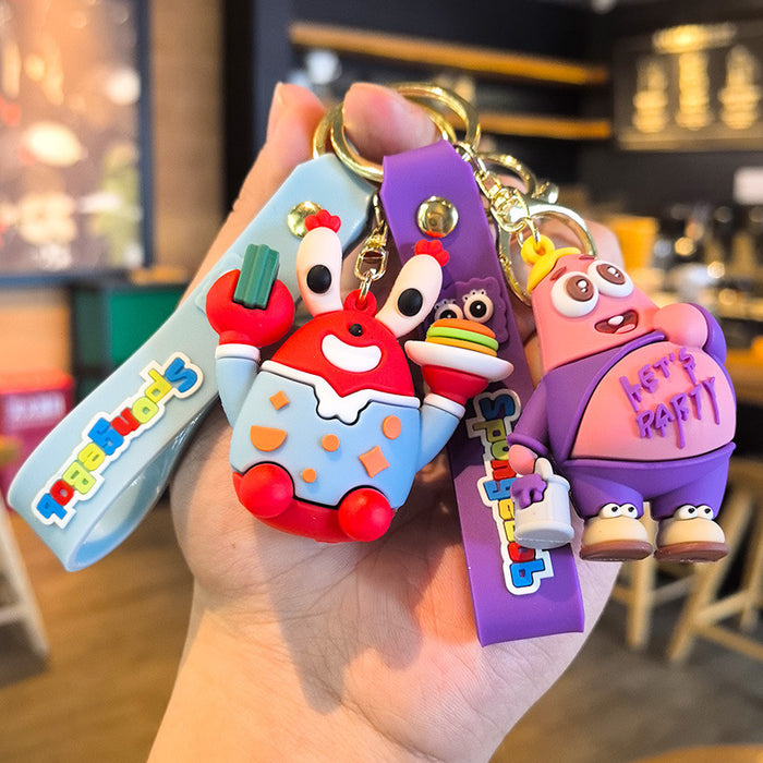 Wholesale Rubber Keychain Car Key Accessory Boutique Resale Gift