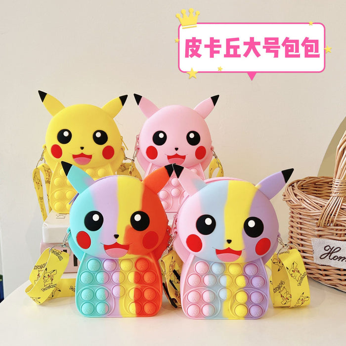 Wholesale Silicone Bag Mini Cute Children  Coin Purse Pressure Relief Bubble Bag