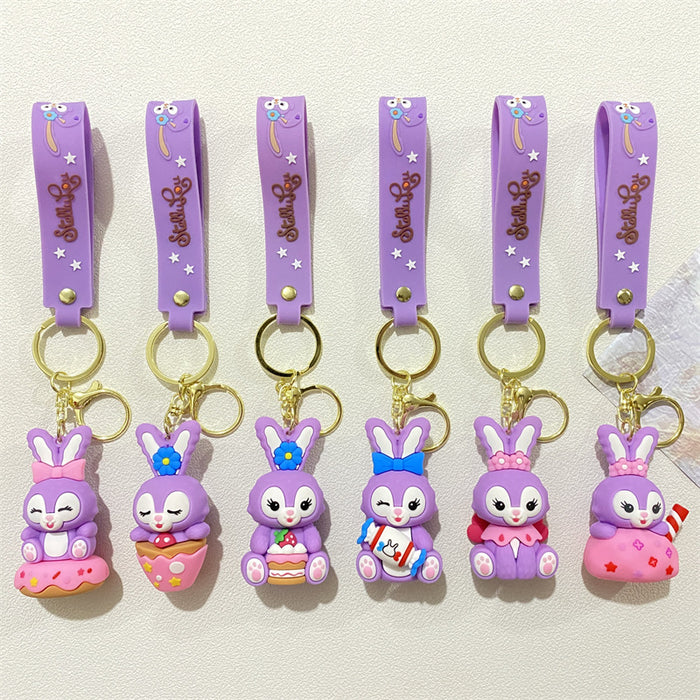 Wholesale PVC cartoon doll keychain JDC-KC-WuYi283