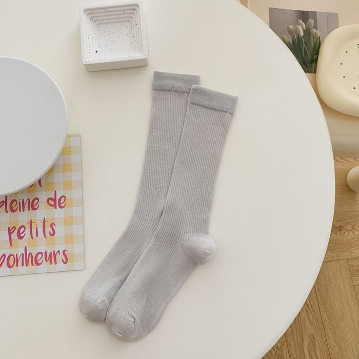 Wholesale Middle socks, pure cotton long socks, pile socks