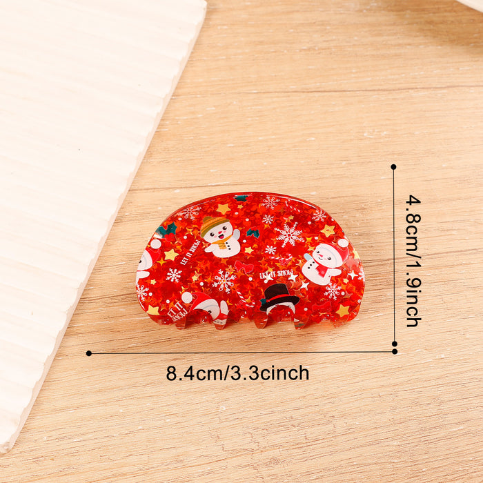 Wholesale Christmas ornaments semicircle clip