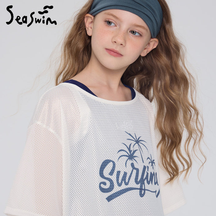 Wholesale New Split Three piece Swimsuit for Girls, Sunscreen and Conservative Children's Swimsuit