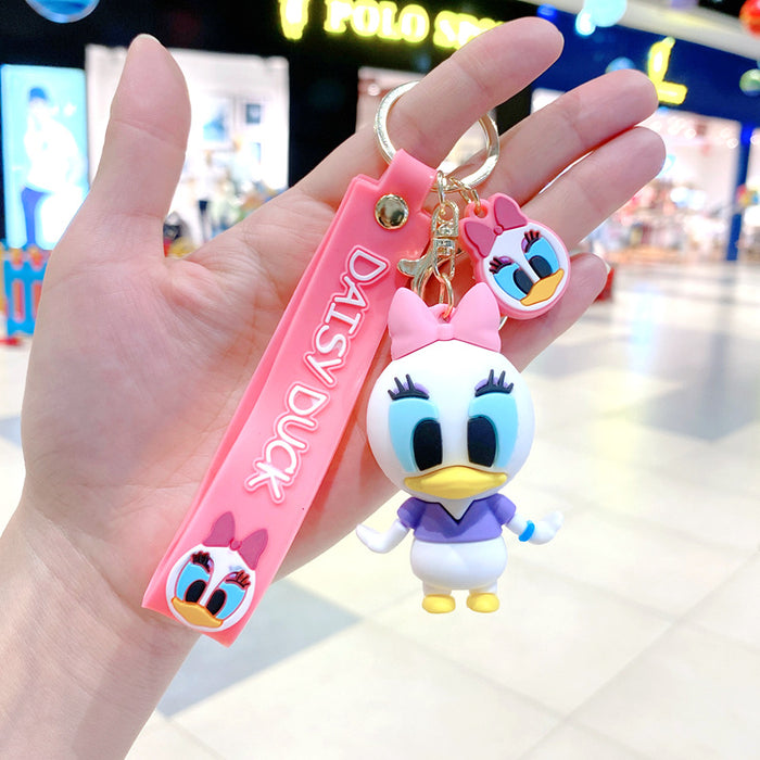 Wholesale cartoon keychain, car keychain, backpack pendant, doll
