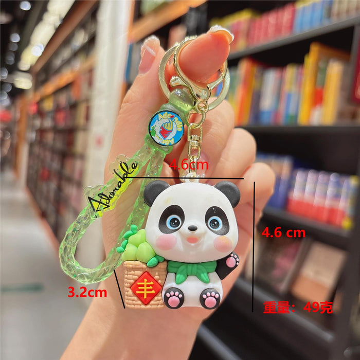 Wholesale  panda key chain pendant bag key chain small pendant