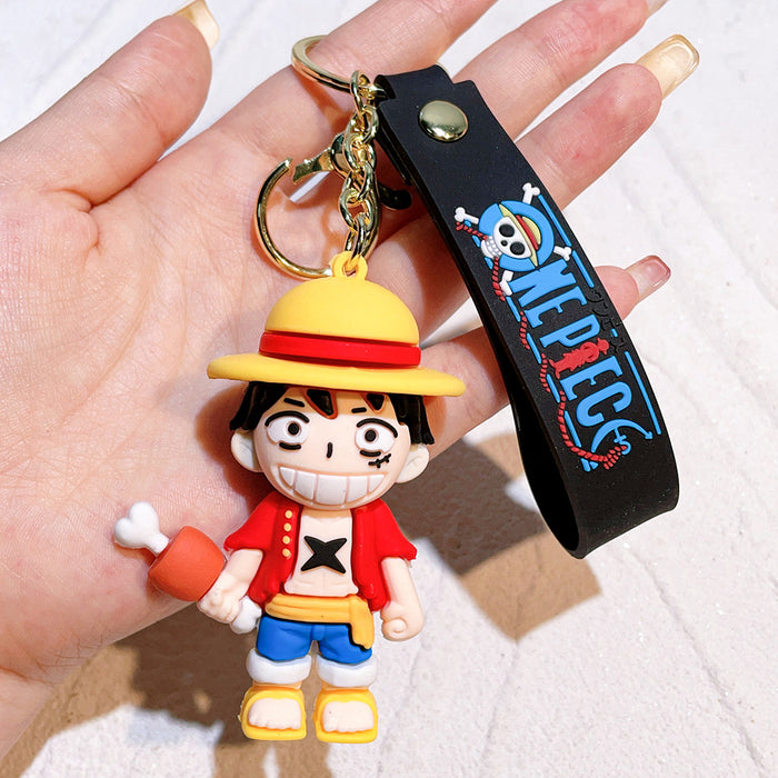 Wholesale Cartoon Silicone Doll Keychain JDC-KC-QiChao047