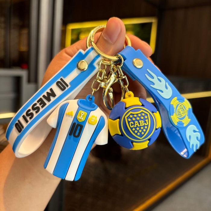 Wholesale 2pcs World Cup Football Keychain - Soccer Ball Pendant Event Souvenir Bag Charm