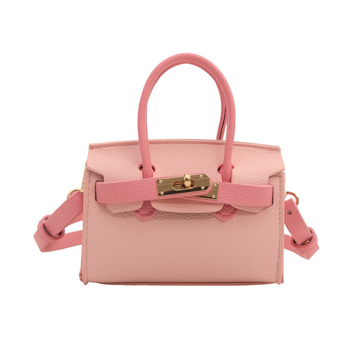 Wholesale Spring and summer children's bag, fashionable mini western-style contrasting color crossbody bag