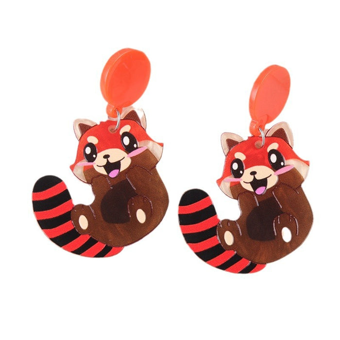 Wholesale  Funny Earrings Syringe Acrylic Earrings Sun Banana Planet Earrings Ear Accessories