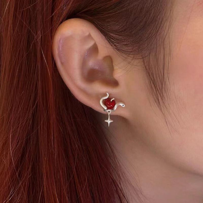 Wholesale Retro Four Star Pendant Earstuds with a Unique and Unique Sense