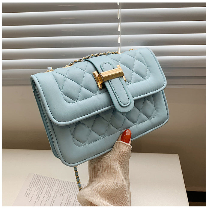 Wholesale One-shoulder Crossbody Small Square Women's Bag Diamond Chain JDC-SD-HT026