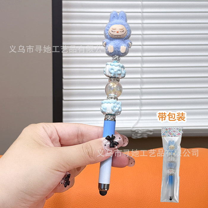 Wholesale DIY Cute Beaded Pen for Mobile Phones and Tablets Touch Screen Gel Ballpoint Pen