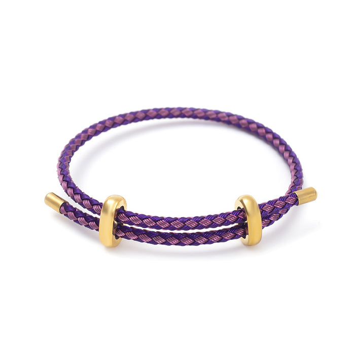 Wholesale 8-Shaped Buckle Wire Rope Bracelet