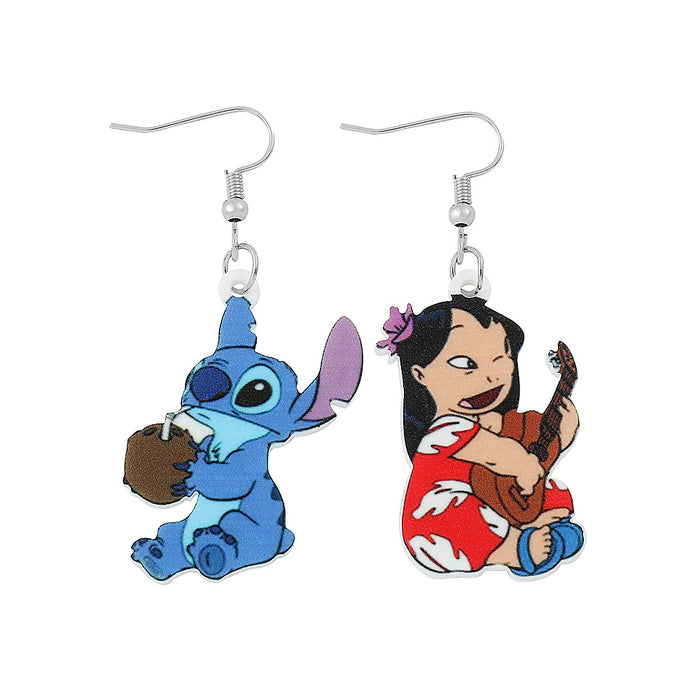 Wholesale Cartoon Creative Anime Earrings Pendant