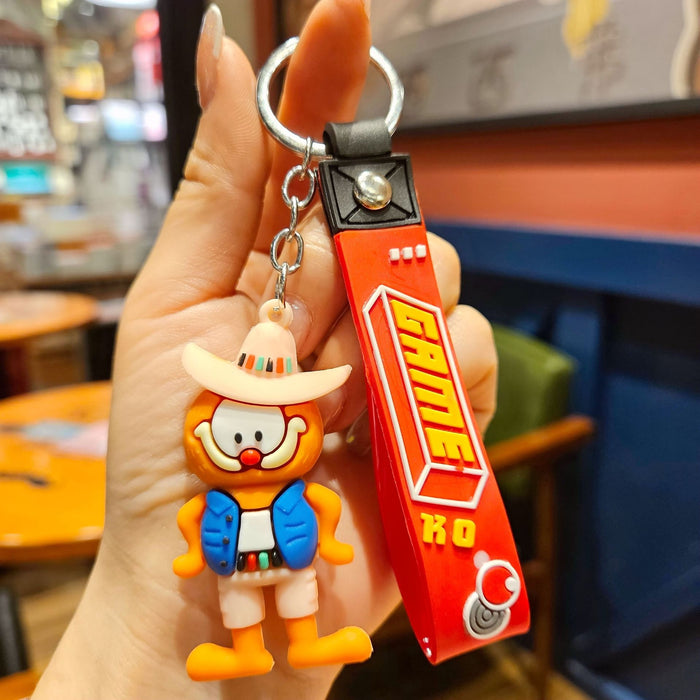 Wholesale Cartoon Doll Silicone Keychain JDC-KC-YiZhuo008