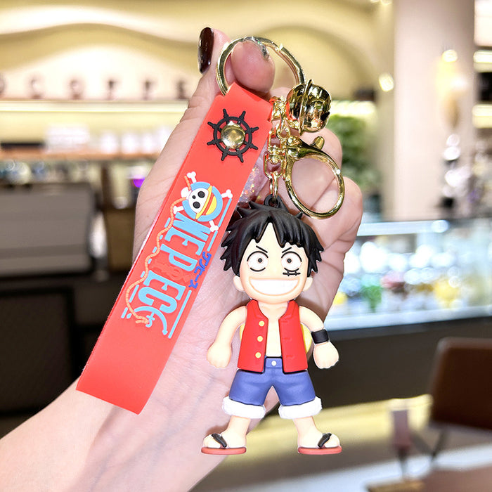 Wholesale Silicone Cartoon Doll Keychain JDC-KC-ZiX024