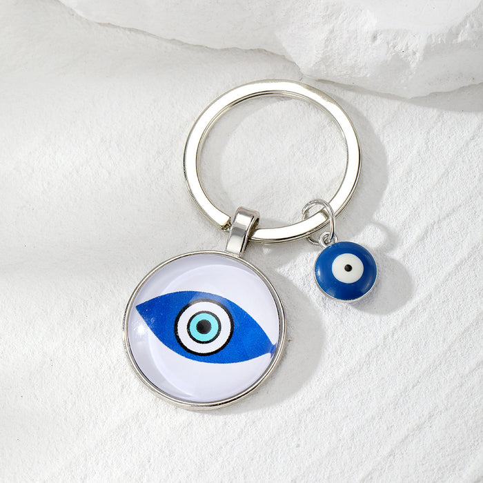 Wholesale Time Gem Demon Eye Alloy Keychain JDC-KC-HengX030