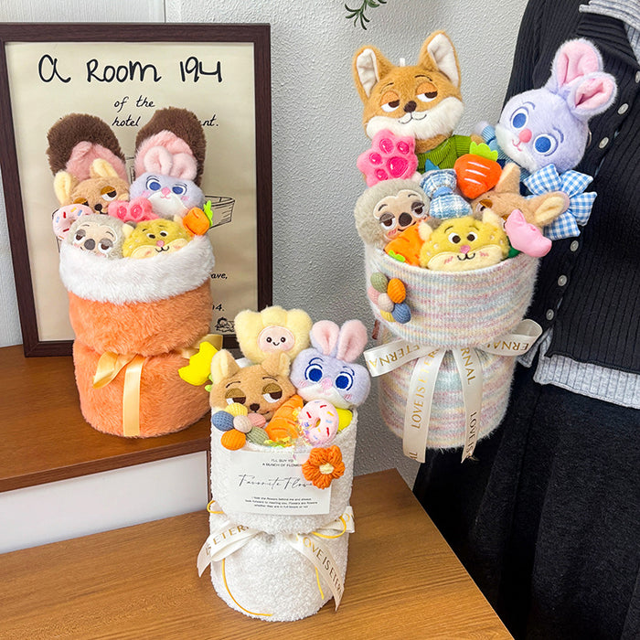 Wholesale Birthday gift plush doll bouquet