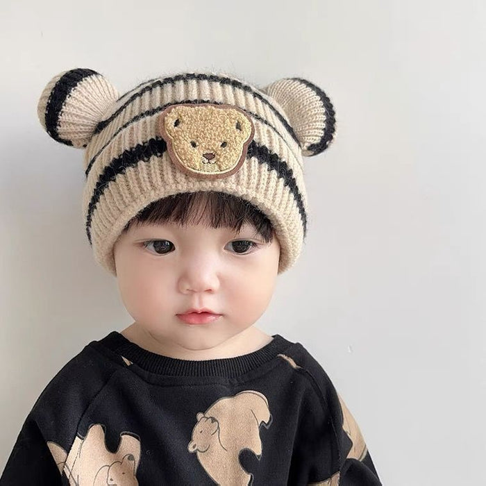 Wholesale Baby Hats Autumn Winter Baby Hat Stripes JDC-FH-SL001