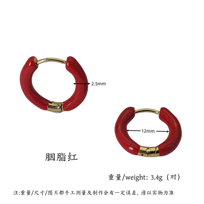 Wholesale Earrings, earrings, light luxury, high-end titanium steel jewelry