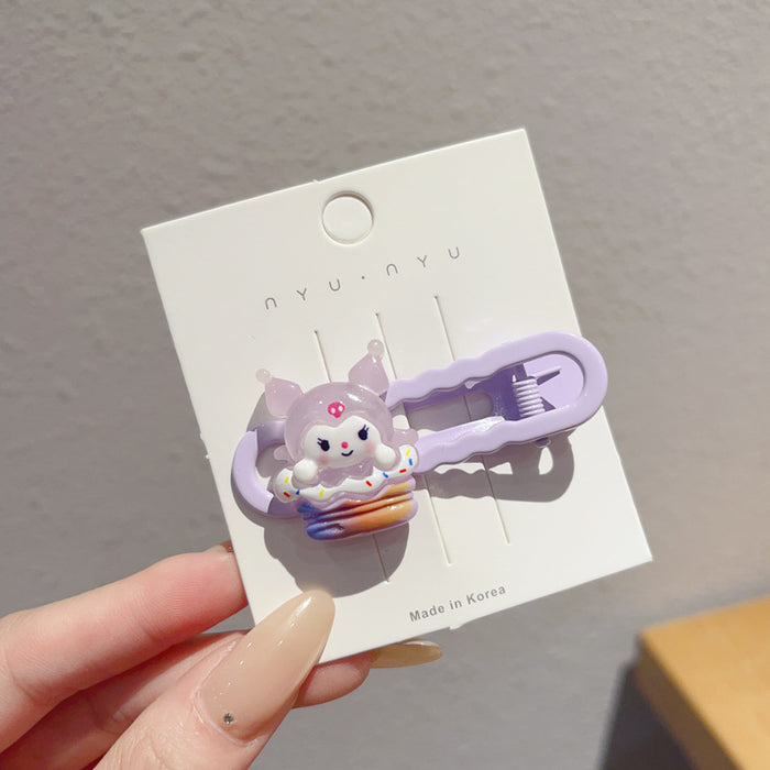 Wholesale Luminous Kidsren' s Cute  Hairpin Little Girl' s Forehead Headdress Girl' s Bangs Hairpin Baby Luminous