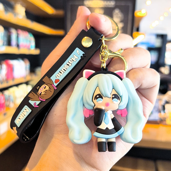 Wholesale Cute Cartoon Creative Pvc Doll  Pendant Keychain