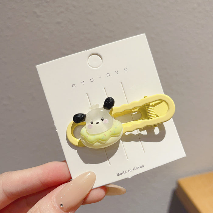 Wholesale Luminous Kidsren' s Cute  Hairpin Little Girl' s Forehead Headdress Girl' s Bangs Hairpin Baby Luminous