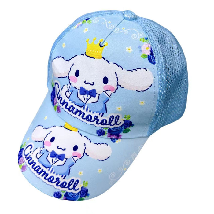 Wholesale Cartoon print baseball cap thin mesh cap for children