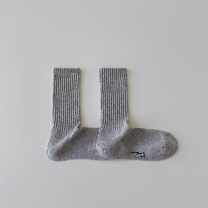 Wholesale Socks Solid color Vertical stripe Middle tube Socks Sports Socks Anti odor and Sweating Cotton Socks Right angle Socks