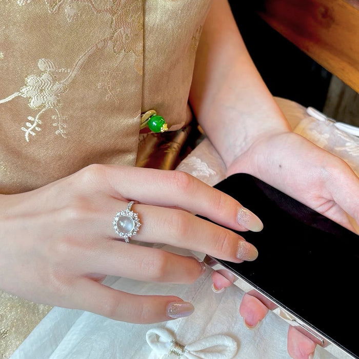 Wholesale Ring with niche design, light luxury, index finger ring, adjustable ring