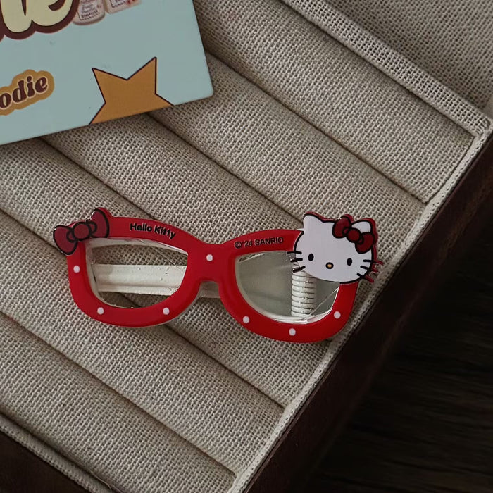 Wholesale Sweet Cool Style Acrylic Glasses Cat Hairpin Side Duckbill Clip Hairpin Hair Accessories Clip