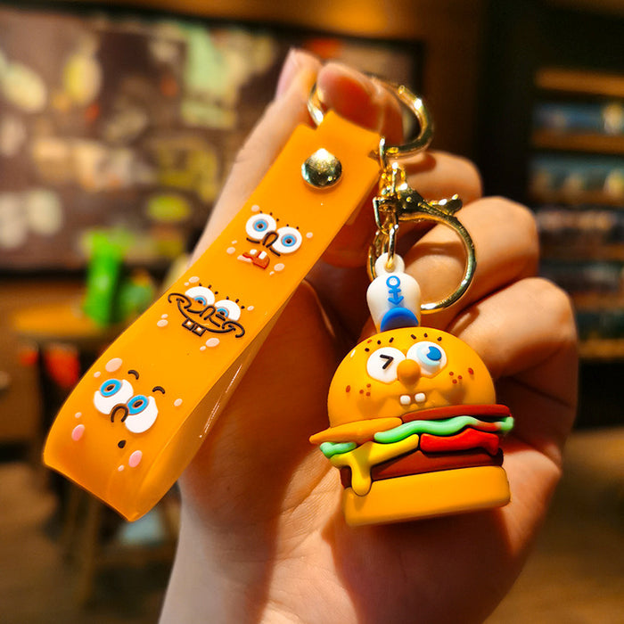 Wholesale Cartoon Doll Silicone Keychain JDC-KC-Tingm255