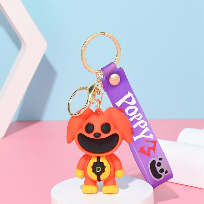 Wholesale Cartoon Doll Silicone Keychain JDC-KC-HongSheng011