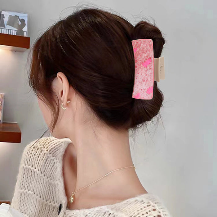 Wholesale Western Style Cactus Feather Sunflower Leather Shark Clip Women' s Hairpin