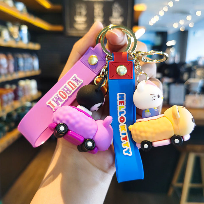 Wholesale Cartoon Key Ring Couple Bag Pendant Car Key Chain