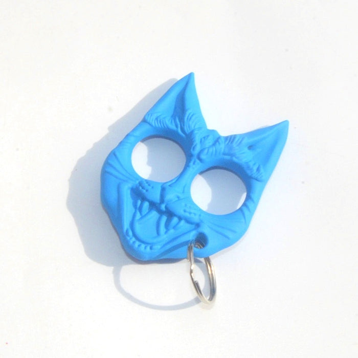 Wholesale ABS Black Cat Head Keychain JDC-KC-KB042