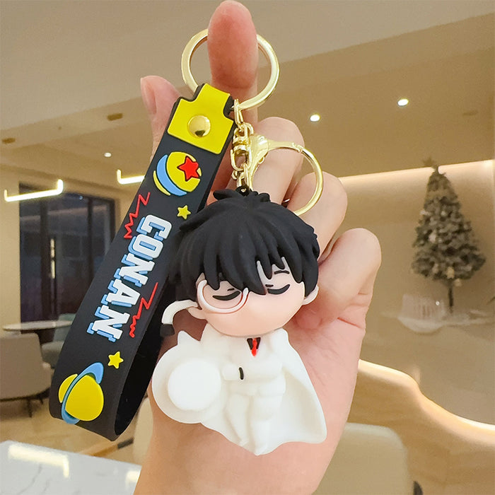 Wholesale Cartoon keychain creative cartoon PVC doll pendant bag ornaments car key chain gift