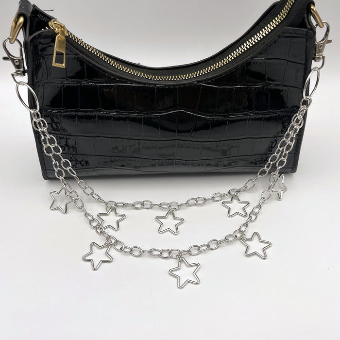 Wholesale Jewelry punk metal star pendant alloy five-pointed star pants chain