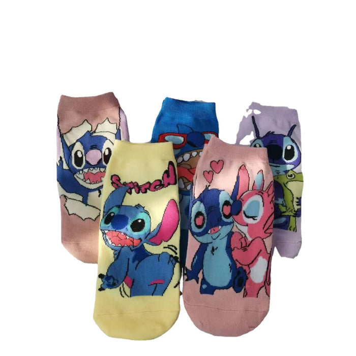 Wholesale Cotton Cartoon Short Socks JDC-SK-Xiasi004