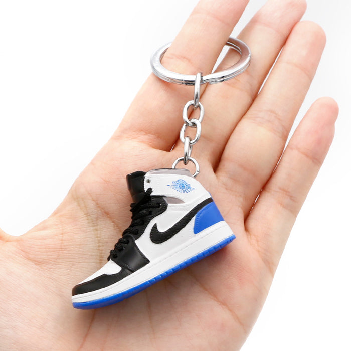 Wholesale PVC Mini Basketball Shoe Keychain JDC-KC-QLPing008