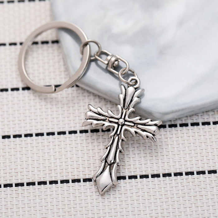 Wholesale Cross Vintage Zinc Alloy Keychains