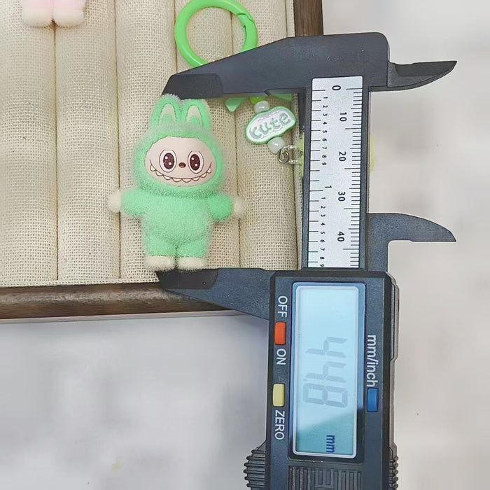 Wholesale Flocked Rabbit Keychain Backpack Charm