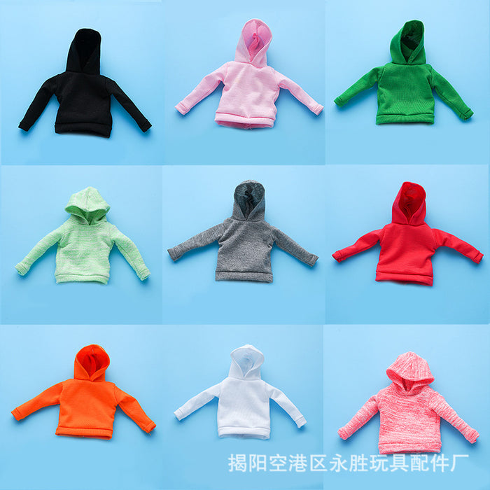 Wholesale Baby Doll Clothes Summer Mini  Hooded Long-Sleeved Sweatshirt Sports Top Baby Clothes