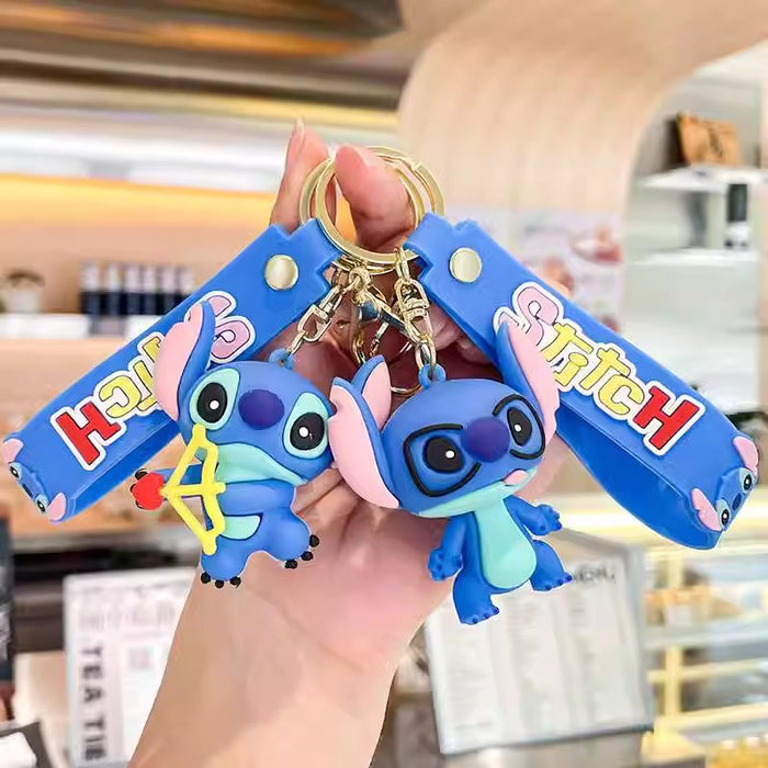 Wholesale  Keychain Car Pendant  Cartoon Couple Bag Key Chain Hanging